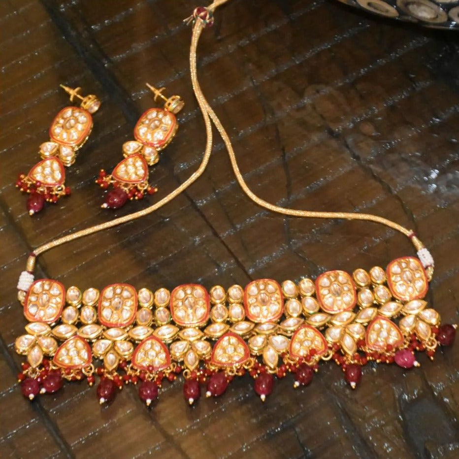 Rajkumari Lal Kundan Choker
